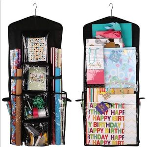 Gift wrap organizer